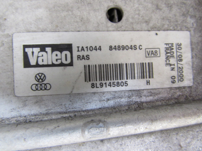 Audi TT Mk1 8N Valeo Intercooler, Left 8L9145805H4
